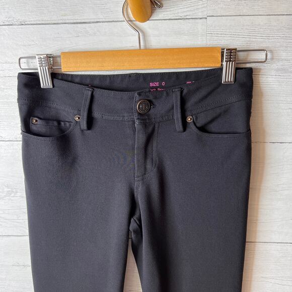 Lilly Pulitzer Pants Womens Size 0 Black Worth Skinny Stretch Jeggings Modern - Picture 5 of 16